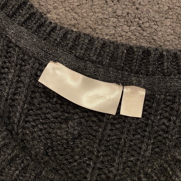 Taupe cable knit tunic - Picture 3 of 5